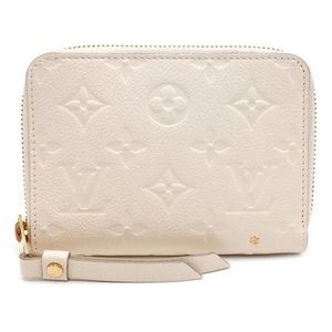 Louis Vuitton Bifold Wallet Portefeuille Secret Compact Neige Monogram Implant
